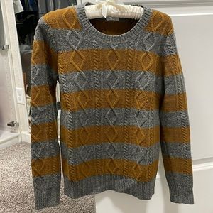 Madewell cable knit sweater size S